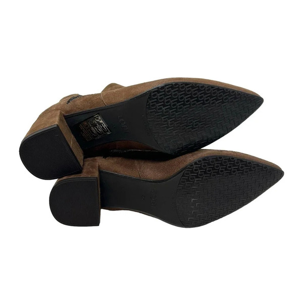 LODI Brown Suede Star Heeled Chelsea Boots Size 36 US 6-6.5‎ - Picture 10 of 10